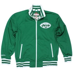 mitchell & ness NY/new york jets throwback jacket
